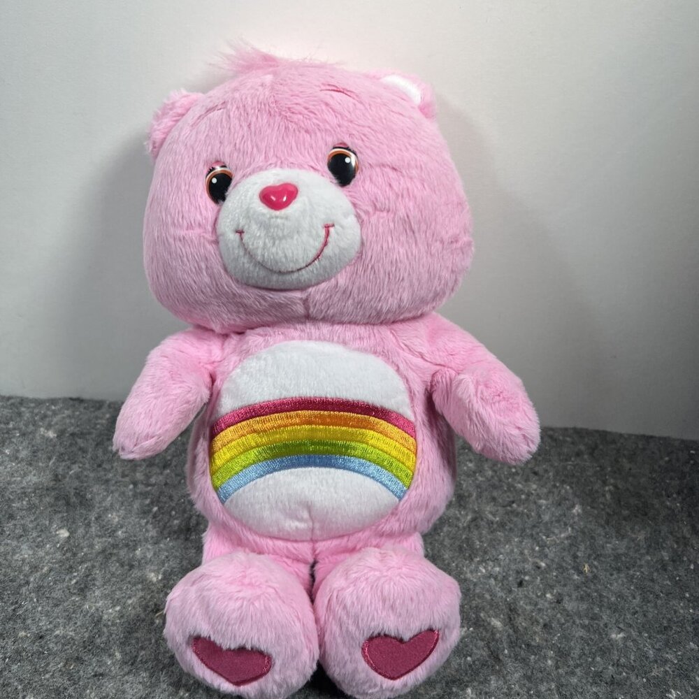 Care Bears Cheer Bear 13" Stuffed Plush Animal 2012 TCFC